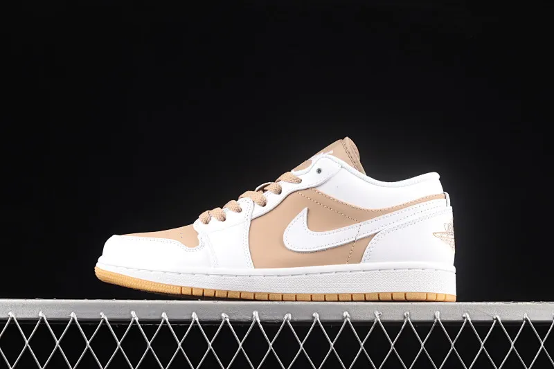 All categories Air Jordan Jordan series basketball shoes Air Jordan 1 Low G version pure original Air Jordan 1 Low AJ1 Joe 1 white and yellow low-top cultural and leisure sports sneakers DN6999-100